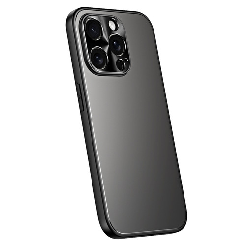 iPhone 15 Pro R-JUST RJ-61 Electroplating Frosted TPU + PC Phone Case - Grey