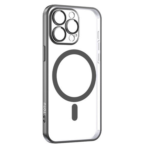 iPhone 15 Pro TOTUDESIGN PC-3 Series MagSafe Electroplating TPU Phone Case - Black