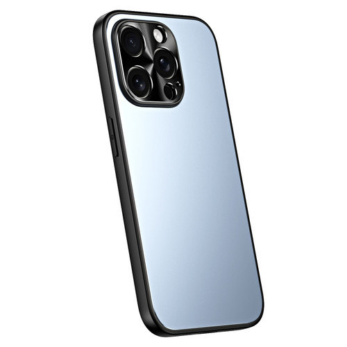 iPhone 14 Pro Max R-JUST RJ-61 Electroplating Frosted TPU + PC Phone Case - Blue