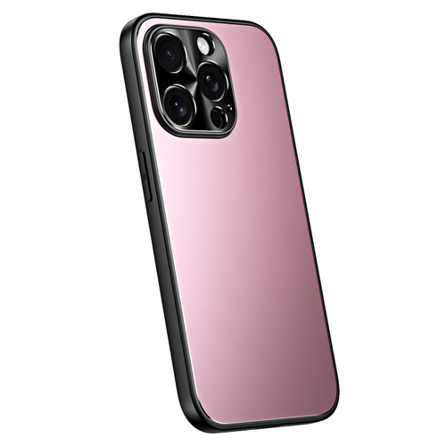 iPhone 14 Pro Max R-JUST RJ-61 Electroplating Frosted TPU + PC Phone Case - Pink