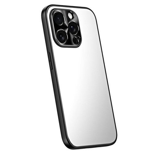 iPhone 14 Pro Max R-JUST RJ-61 Electroplating Frosted TPU + PC Phone Case - Silver