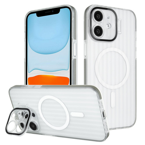 iPhone 11 Color Edge Lens Holder MagSafe Magnetic Phone Case - Grey