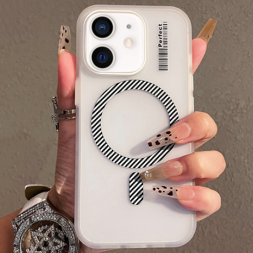 iPhone 11 Crystal Skin Feel MagSafe TPU Phone Case - White