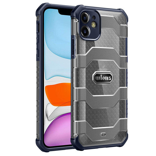 iPhone 11 wlons Explorer Series PC+TPU Protective Case - Navy Blue