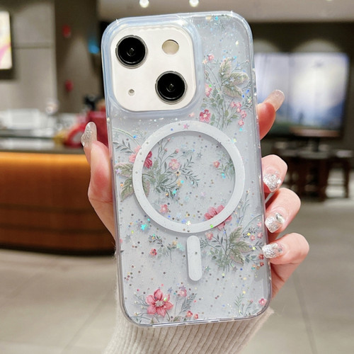 iPhone 13 Spring Garden MagSafe TPU Phone Case - F04 French Flowers
