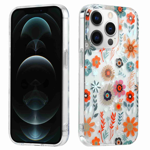 iPhone 12 Pro Max Electroplated Symphony Phone Case - Chrysanthemum