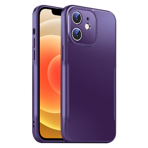 iPhone 12 Blade Slim AG Matte Shockproof Phone Case - Dark Purple