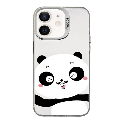 iPhone 12 Cartoon Panda TPU Hybrid PC Phone Case - Wink Panda