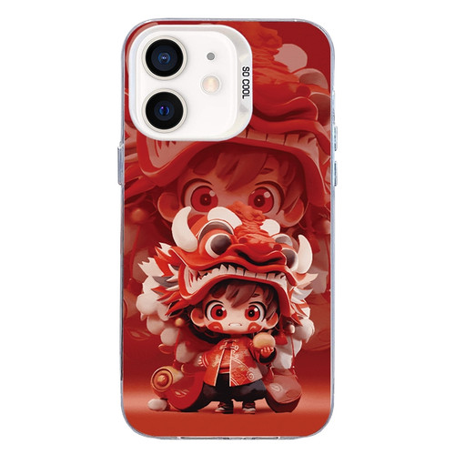 iPhone 12 Christmas Series PC Full Coverage Pattern Phone Case - CW097 Boy