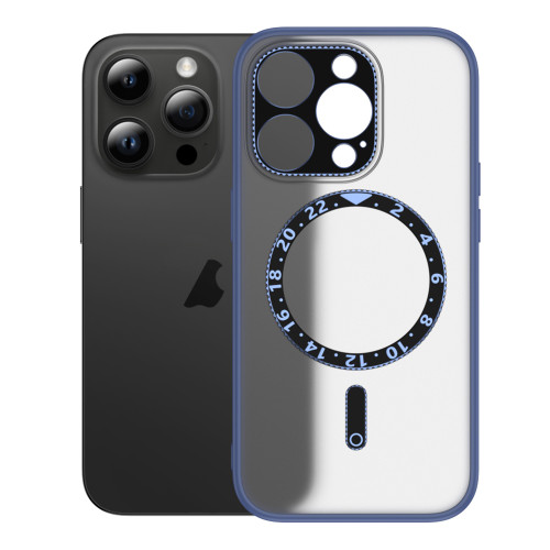 iPhone 12 Pro Dial Plate Magsafe Phone Case - Sierra Blue