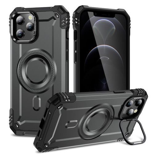 iPhone 12 Pro Lens Holder MagSafe Phone Case - Grey
