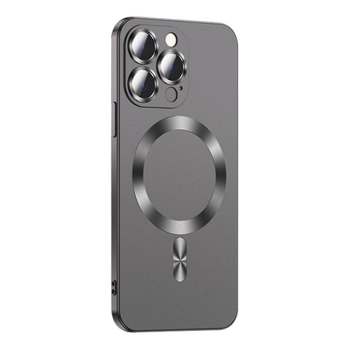 iPhone 12 Pro Liquid Lens Protector Magsafe Phone Case - Grey