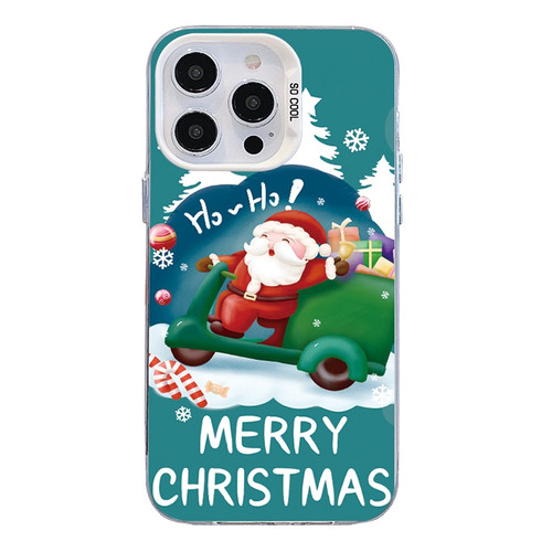 iPhone 11 Pro Max Christmas Series PC Full Coverage Pattern Phone Case - CW047 White