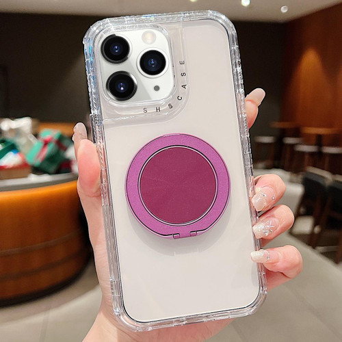 iPhone 11 Pro Max Dreamland Transparent MagSafe Holder Phone Case - Dark Purple