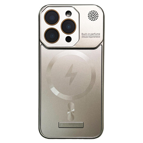 iPhone 11 Pro Max Frameless Aromatherapy MagSafe Magnetic PC Phone Case - Titanium Grey
