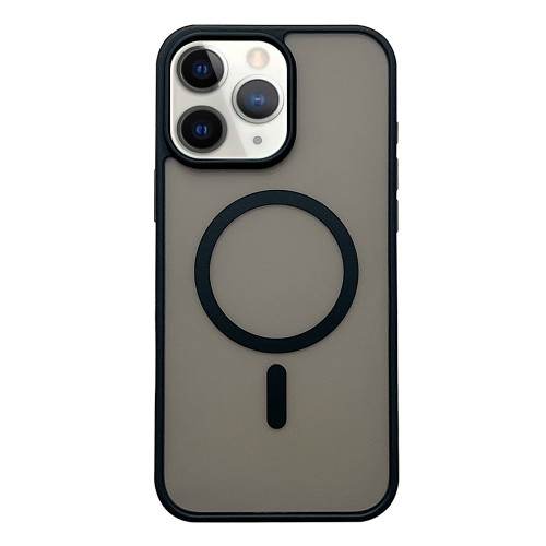 iPhone 11 Pro Frosted Skin Feel MagSafe Phone Case - Black