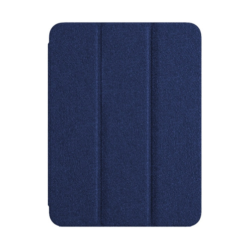 iPad Pro 12.9 2022/2021/2020 ZGA Tri-Fold Voltage Smart Leather Tablet Case - Blue