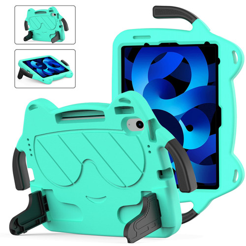 iPad Air 2022 / Air 2020 10.9 Ice Baby EVA Shockproof Hard PC Tablet Case - Mint Green+Black