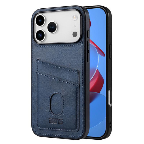 iPhone 17 Pro Max AZNS K1 Series Card Slot Business Phone Case - Blue