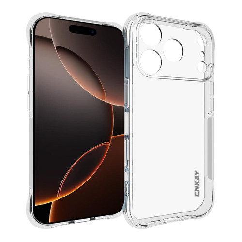 iPhone 17 Pro Max ENKAY Hat-Prince Transparent TPU Shockproof Phone Case