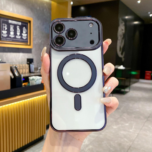 iPhone 17 Pro Max Imitation Original Magsafe TPU Phone Case - Black