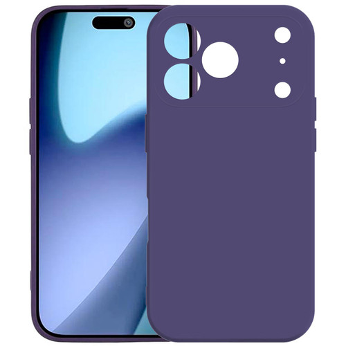 iPhone 17 Pro Max Kalebol Precise Cutouts Solid Color TPU Phone Case - Roland Purple