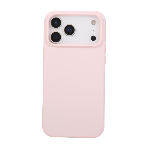 iPhone 17 Pro Max Liquid Silicone Phone Case - Grey Pink