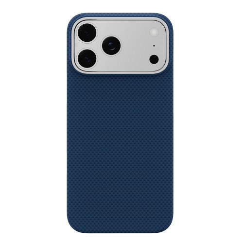 iPhone 17 Pro Max Nanofiber MagSafe Magnetic Phone Case - Blue