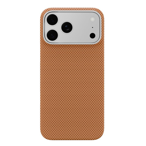 iPhone 17 Pro Max Nanofiber MagSafe Magnetic Phone Case - Brown