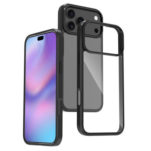 iPhone 17 Pro Max Scratchproof Acrylic TPU Phone Case - Black