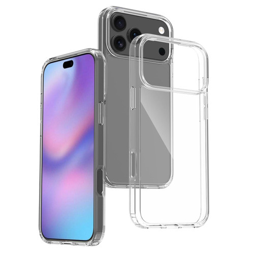 iPhone 17 Pro Max Scratchproof Acrylic TPU Phone Case - Transparent