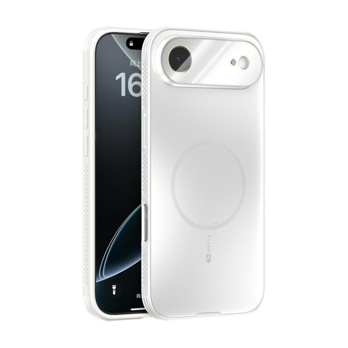 iPhone 17 Air ABEEL Heat Dissipation Frosted MagSafe Phone Case with Lens Film - White