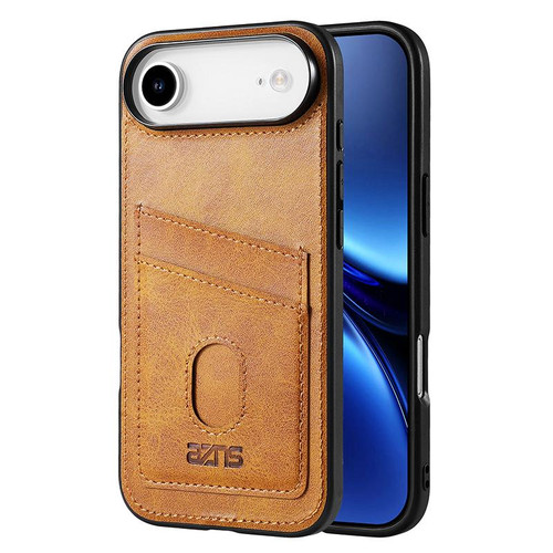 iPhone 17 Air AZNS K1 Series Card Slot Business Phone Case - Yellow