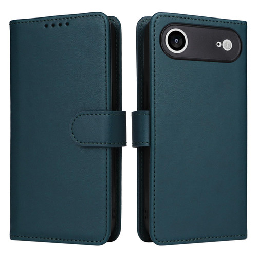 iPhone 17 Air BETOPNICE BN-005 2 in 1 Detachable Imitate Genuine Leather Phone Case - Blue