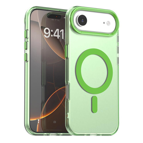 iPhone 17 Air Candy Magsafe PC Hybrid TPU Phone Case - Green