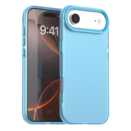iPhone 17 Air Candy PC Hybrid TPU Shockproof Phone Case - Blue