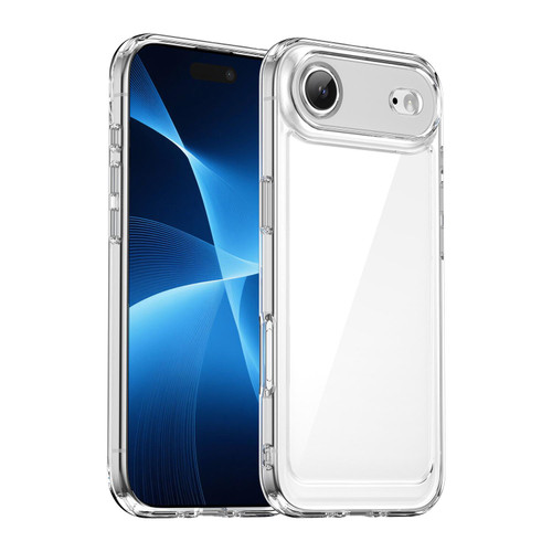 iPhone 17 Air Colorful Series Acrylic + TPU Phone Case - Transparent