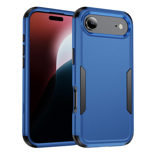 iPhone 17 Air Commuter Shockproof TPU + PC Phone Case - Royal Blue+Black