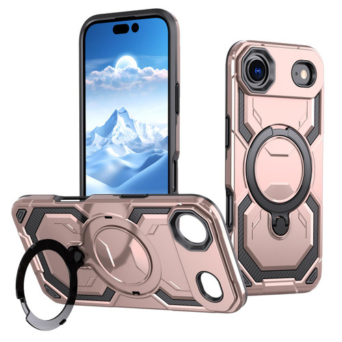 iPhone 17 Air Cooling MagSafe Holder Phone Case - Rose Gold