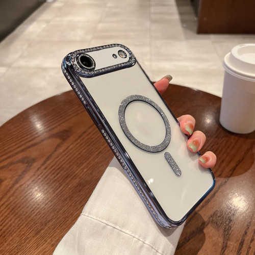 iPhone 17 Air Diamond Plated MagSafe TPU Phone Case - Blue