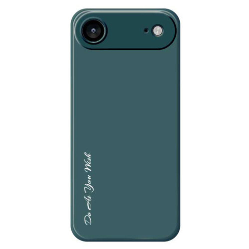 iPhone 17 Air Do As You Wish A1440 Fine Hole Straight Edge Silicone Phone Case - Green