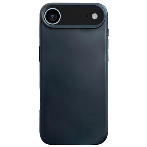 iPhone 17 Air Dopamine Simple Imitation Liquid Silicone Phone Case - Black