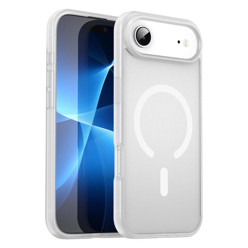 iPhone 17 Air Fanying Series PC Hybrid TPU Translucent Frosted MagSafe Phone Case - Matte White