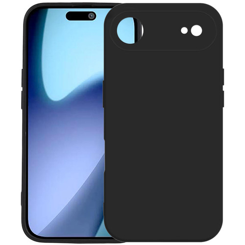 iPhone 17 Air Kalebol Precise Cutouts Solid Color TPU Phone Case - Black