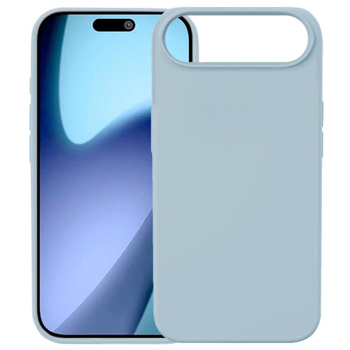iPhone 17 Air Kalebol Solid Color Simple All-inclusive Liquid Silicone Phone Case - Light Blue