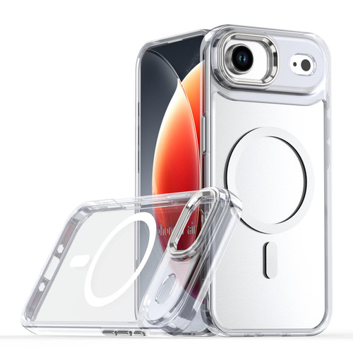 iPhone 17 Air MagSafe Magnetic Clear Phone Case - White
