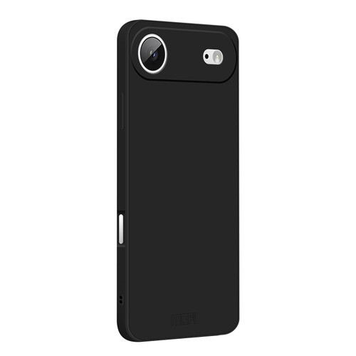 iPhone 17 Air MOFI Caring Soft Shell Liquid Silicone Skin Feel Phone Case - Black