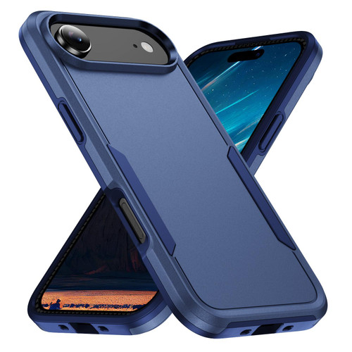 iPhone 17 Air Pioneer Armor Heavy Duty PC + TPU Phone Case - Blue