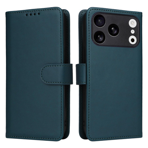 iPhone 17 Pro BETOPNICE BN-005 2 in 1 Detachable Imitate Genuine Leather Phone Case - Blue