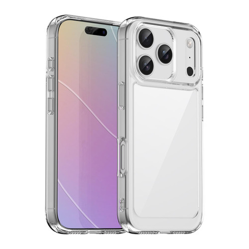 iPhone 17 Pro Colorful Series Acrylic + TPU Phone Case - Transparent
